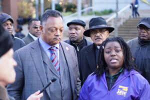 Jesse Jackson Says Amazon Lacks Opportunity for Security Officers and Workers of Color