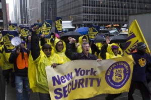 Security officers at SEIU Local 1 and 32BJ
