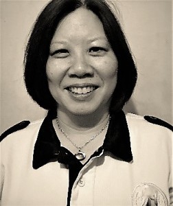 Pam Louie is a security officer