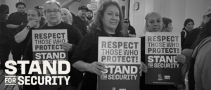 Security officers took nationwide action