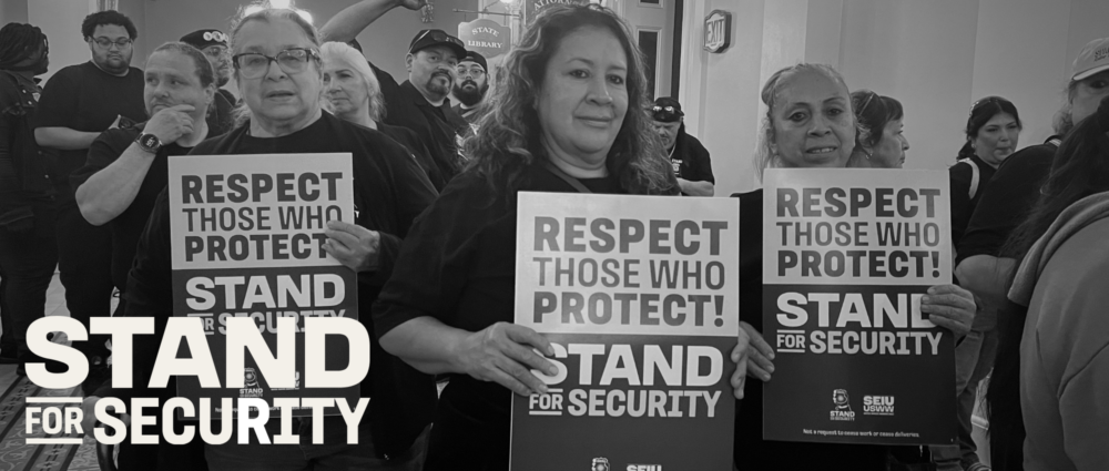 Security officers took nationwide action