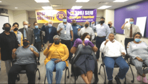 Over 2,500 security officers in ten counties throughout the state, reached a tentative agreement for a new four-year union contract!