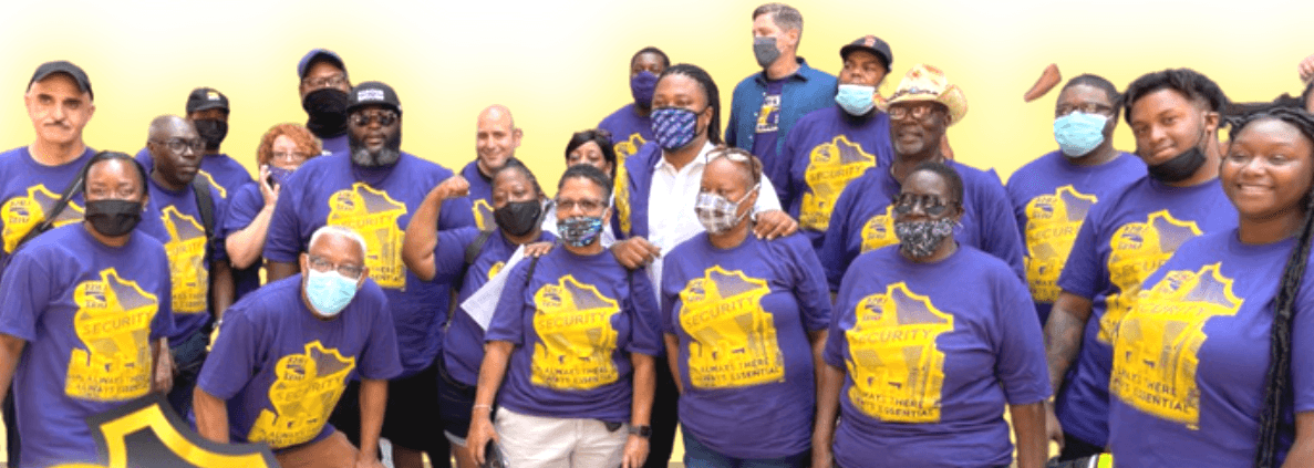 2,500 hard-working Philly Security Officers just WON A STRONG UNION CONTRACT with their best raises ever