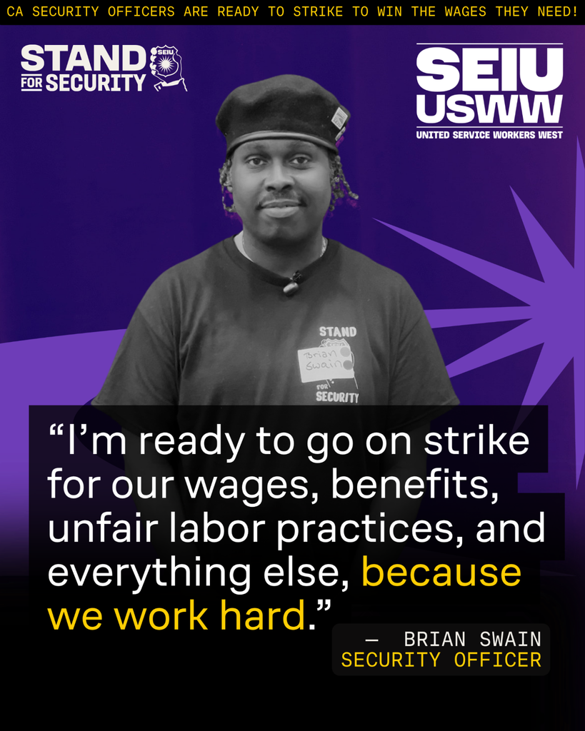 Brian Swain security officer picture and quote